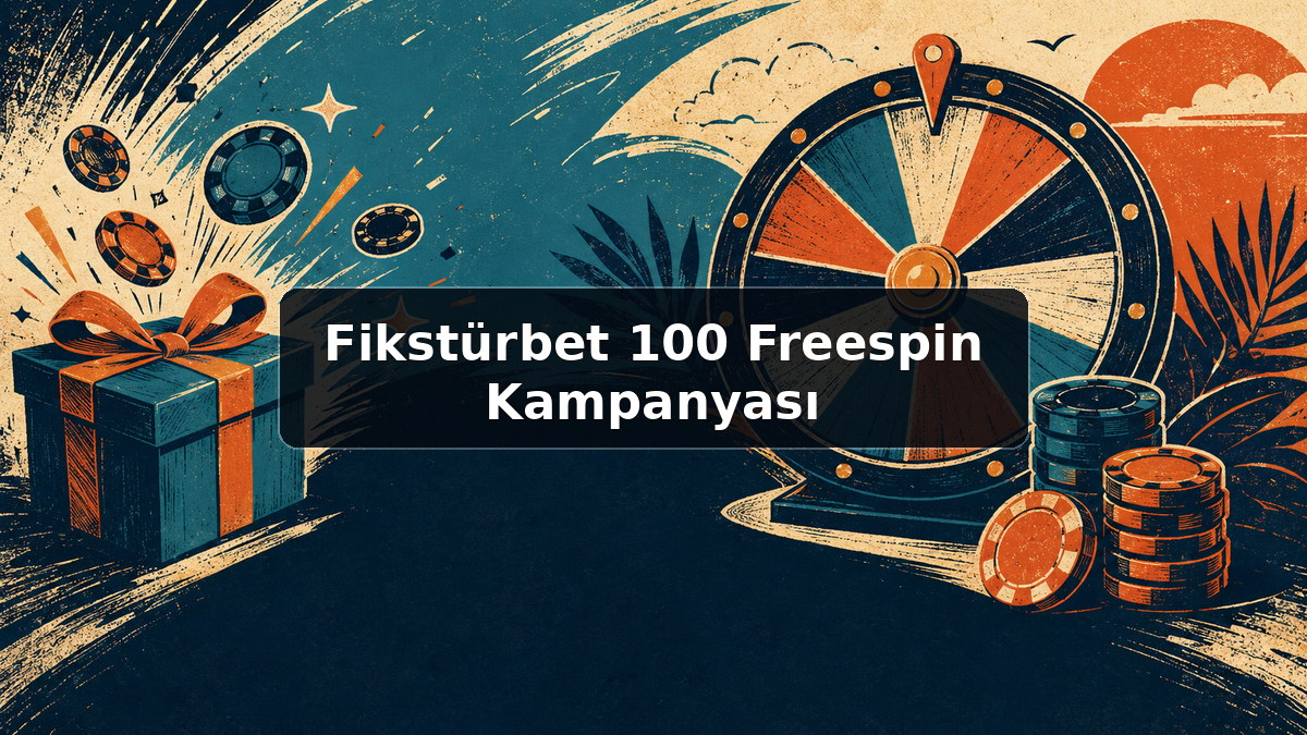 Fikstürbet 100 Freespin Kampanyası hakkında açıklayıcı görsel